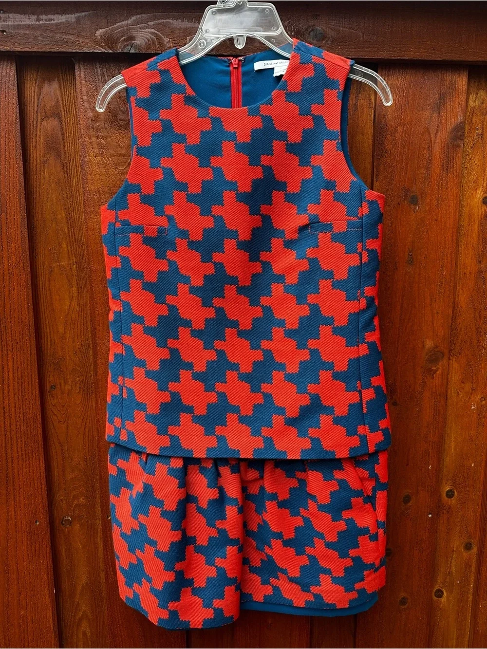 DVF retro dress set